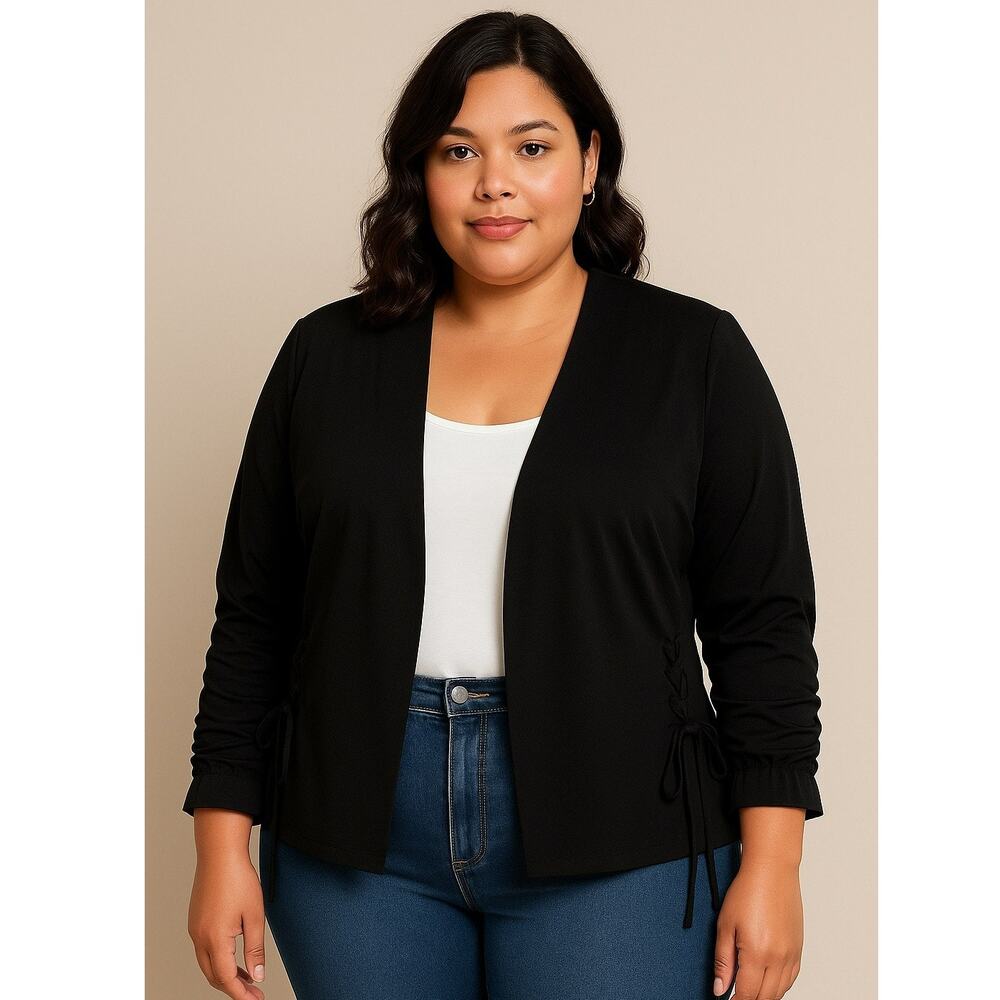 NWT BAR III Classic Black Basic Blazer 3X